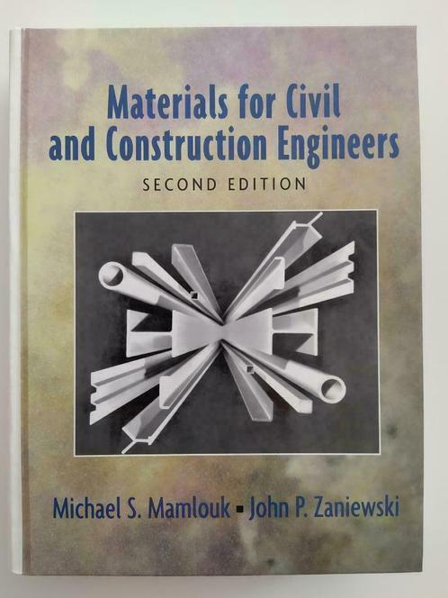 Materials for Civil and Construction Engineers, Livres, Livres d'étude & Cours, Comme neuf, Enseignement supérieur, Enlèvement ou Envoi