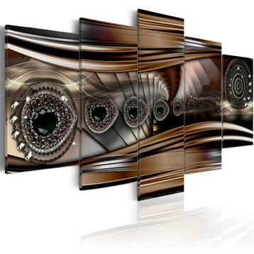 24 Abstract Art XXL 5 Luik Canvas Schilderij 200x100cm Nieuw, Enlèvement ou Envoi