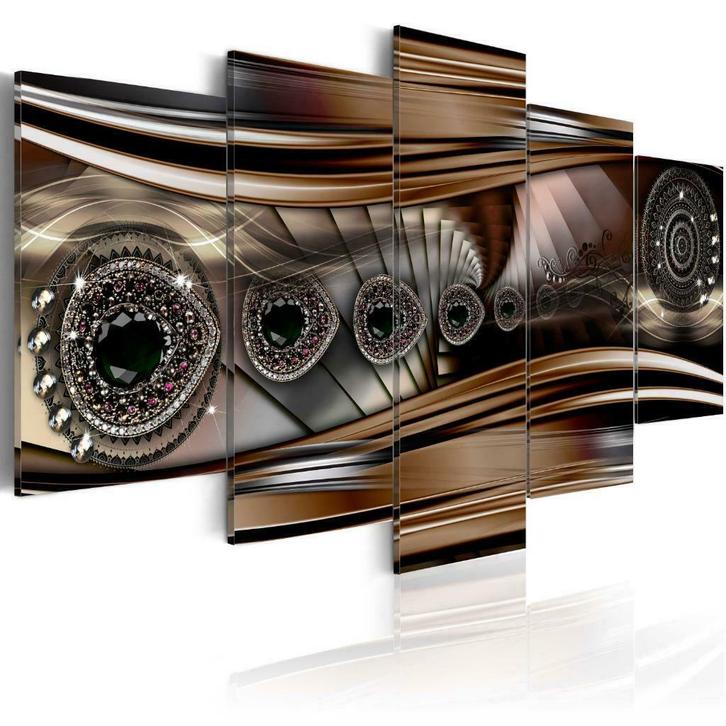 24 Abstract Art XXL 5 Luik Canvas Schilderij 200x100cm Nieuw, Antiek en Kunst, Kunst | Schilderijen | Abstract, Ophalen of Verzenden