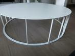 Recor - Ronde design salontafel wit. Nieuw!, Minder dan 50 cm, Nieuw, 100 tot 150 cm, 100 tot 150 cm