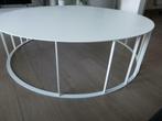 Recor - Ronde design salontafel wit. Nieuw!, Huis en Inrichting, Tafels | Salontafels, Rond, Nieuw, Ophalen of Verzenden, Metaal