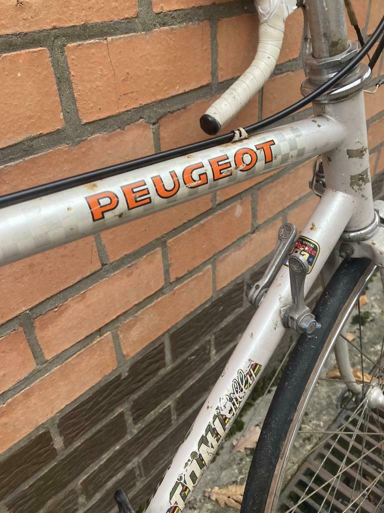 ② Retro koers fiets Peugeot — Fietsen | Racefietsen — 2dehands
