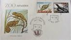 FDC'S - BELGIË- ZOO ANTWERPEN- REPTIELEN, Postzegels en Munten, Ophalen of Verzenden, Gestempeld, Dier of Natuur