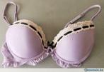 soutien-gorge lilas mauve clair  80B/C coque rigide dentelle