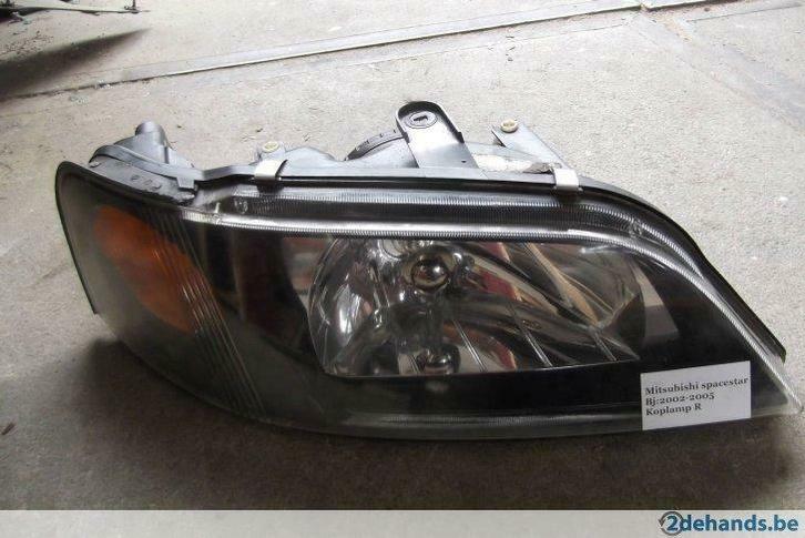 Mitsubishi Spacestar 2002/2005 Koplamp Rechtsvoor, Auto-onderdelen, Verlichting, Mitsubishi, Gebruikt, Ophalen of Verzenden