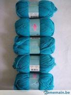 Ariana wolkleur Turquoise Blauw 120 gr - 33 m 90% acr.42, Nieuw, Ophalen of Verzenden, Naald, Breien