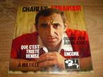 EP Charles Aznavour, Cd's en Dvd's, Vinyl | Overige Vinyl, Ophalen of Verzenden