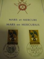 kaart met eerstedagafstempeling MARS en MERCURIUS, Postzegels en Munten, Ophalen of Verzenden, Ruimtevaart