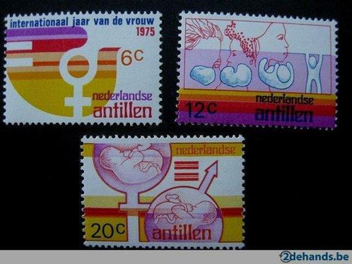 Postzegels Antillen 1975 nr 512 - 514, Timbres & Monnaies, Timbres | Antilles néerlandaises, Non oblitéré, Envoi
