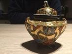 Satsuma : Antiek Japans wierook potje met deksel, Antiek en Kunst, Ophalen