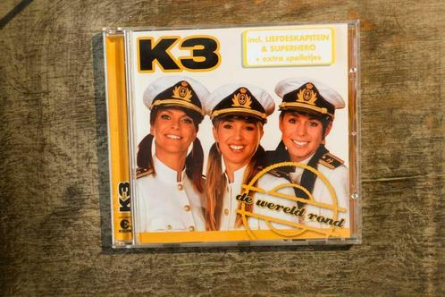 K3 cd van "De wereld rond" uit 2004 van Studio 100, Cd's en Dvd's, Cd's | Kinderen en Jeugd, Muziek, Ophalen of Verzenden