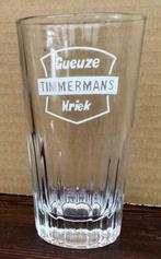 bier brouwerij glas Timmermans Kriek Gueuze Brussel Itterbee, Verzamelen, Ophalen of Verzenden, Zo goed als nieuw
