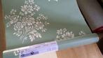 Behangpapier groen / wit, Huis en Inrichting, Stoffering | Behang, Ophalen of Verzenden, Wit