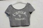 Top crop gris chiné H&M (S), Vêtements | Femmes, Tops, Manches courtes, H&M, Gris, Enlèvement ou Envoi