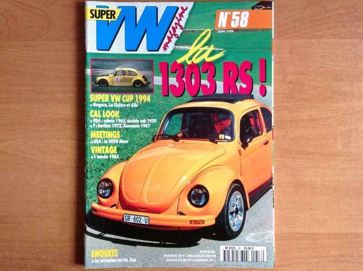 Revues auto Super VW 55,58 à 60,67,69,71,72,74,75,77,79,80, Boeken, Auto's | Folders en Tijdschriften, Gelezen, Volkswagen, Ophalen of Verzenden