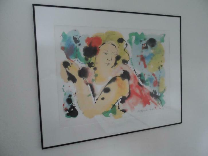 ROODKAPJE. Zeefdruk van Nic Jonk E.A.(eigen afname) 1994, Antiek en Kunst, Kunst | Litho's en Zeefdrukken, Ophalen