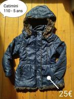 Veste manteau Catimini 5 ans - 110 Très chaude, capuche, Fille, Utilisé, Enlèvement ou Envoi, Catimini