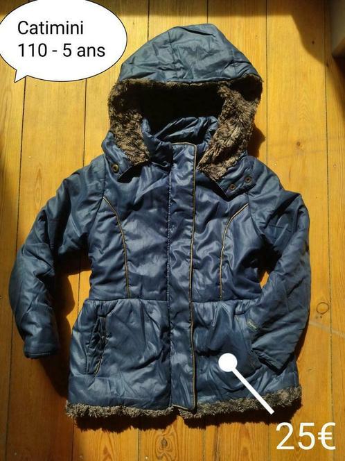 Veste manteau Catimini 5 ans - 110 Très chaude, capuche, Enfants & Bébés, Vêtements enfant | Taille 110, Utilisé, Fille, Manteau