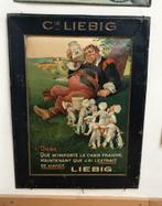 plaque tôle RARE   LIEBIG  1910, Verzamelen, Merken en Reclamevoorwerpen, Ophalen of Verzenden