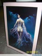 Aluminium wissellijst met prent (tattoo), Enlèvement, Utilisé