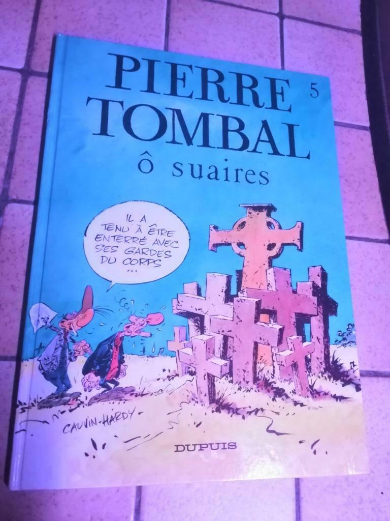 Pierre Tombal 5 o suaires Cauvin Hardy 1990 BE, Enlèvement ou Envoi, Utilisé