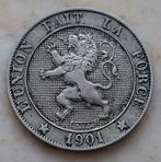 5 Cent 1901 Frans (kleine leeuw) / Zeer zeldzaam !!, Enlèvement ou Envoi, Monnaie en vrac, Autre