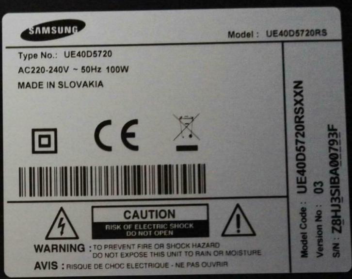 Herstellen Samsung TV Reparatie UE40D5720, Audio, Tv en Foto, Televisies, Gebruikt, LCD, Samsung, Ophalen