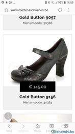 Damesschoenen gold button, Nieuw, Zwart, Pumps, Ophalen