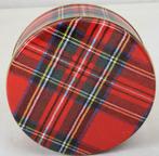 Blikken doos met tartan (schots) motief, Ophalen of Verzenden, Zo goed als nieuw, Koek(jes)