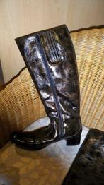 Dames Laars Bordeau  rood ZGAN Maat 38,5, Hoge laarzen, Bruin, Ophalen of Verzenden, Zo goed als nieuw