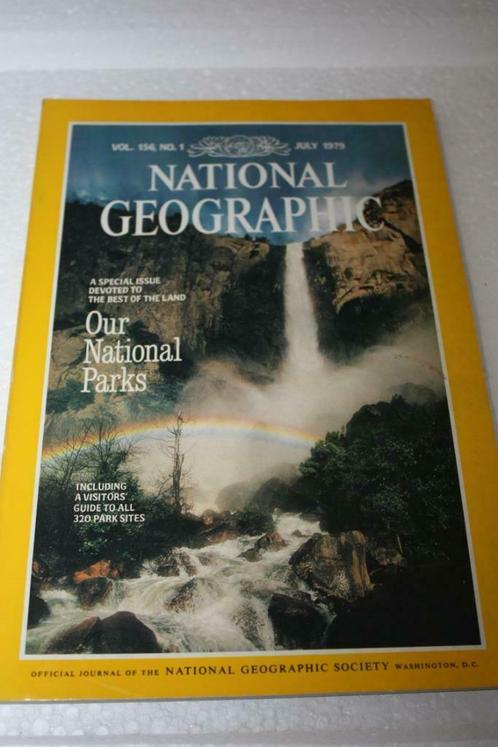 Maandblad - National Geographic - July 1979 - Vol. 156 ,n°1, Boeken, Natuur, Gelezen, Natuur algemeen, Ophalen of Verzenden