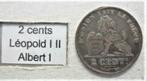 2 cents Léopold I - II - Albert I, Envoi, Monnaie en vrac, Autre