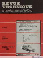 Revue technique automobile Renault "6 TL" 1100cc Type R 1180, Ophalen of Verzenden