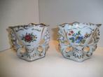 Antiquité : Vintage-Couple vases en corne Limoges (DS131-e), Enlèvement ou Envoi