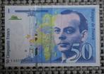 Bankbiljet van 50 Frank Frankrijk 1997, Postzegels en Munten, Bankbiljetten | Europa | Niet-Eurobiljetten, Setje, Frankrijk, Ophalen of Verzenden