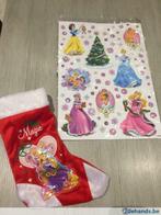 Noël : Stickers vitres + Bas de Noël Princesse Disney, Divers, Enlèvement ou Envoi, Neuf