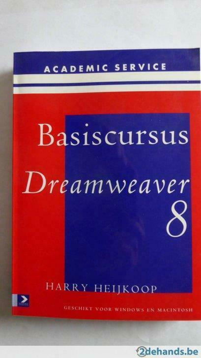 Basiscursus Dreamweaver 8, Livres, Informatique & Ordinateur, Utilisé, Enlèvement ou Envoi
