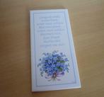 Royal Mosa Holland tegel met tekst Vergeet me niet, Ophalen of Verzenden