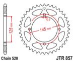 JT Sprockets - Kettingwiel achteraan - Tandwiel 45T, Motoren, Nieuw