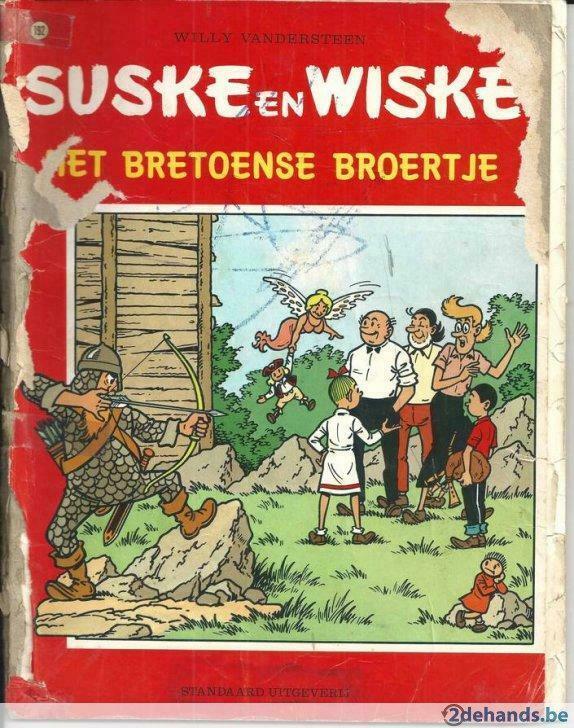 suske en wiske-1983-nr 192-het bretoense broertje-beschadigd, Boeken, Stripverhalen, Gelezen, Ophalen of Verzenden