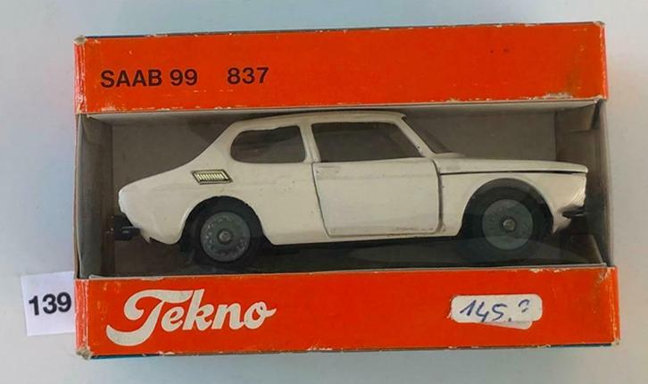 Tekno SAAB 99 - 837 - MIB, Hobby en Vrije tijd, Modelauto's | 1:43, Nieuw, Auto, Overige merken, Ophalen of Verzenden