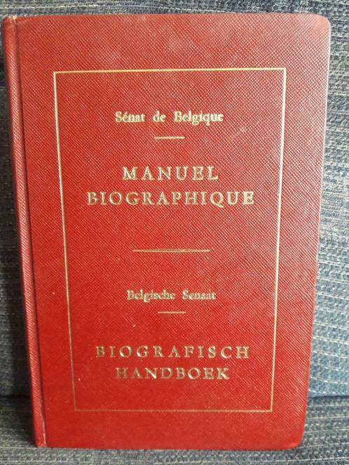 Manuel biographique du Sénat belge 1969, Livres, Politique & Société, Comme neuf, Politique, Enlèvement ou Envoi