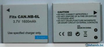 NB-6L/6LH batterij 1600mAh voor Canon IXY 110 SD980...