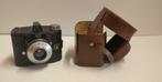 Vintage analoge camera, merk Agfa, met hoes, Audio, Tv en Foto, Fotocamera's Analoog, Gebruikt, Ophalen of Verzenden