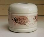 Pot décoratif en céramique Décor d'insectes - Marina Stas, Antiquités & Art, Enlèvement ou Envoi