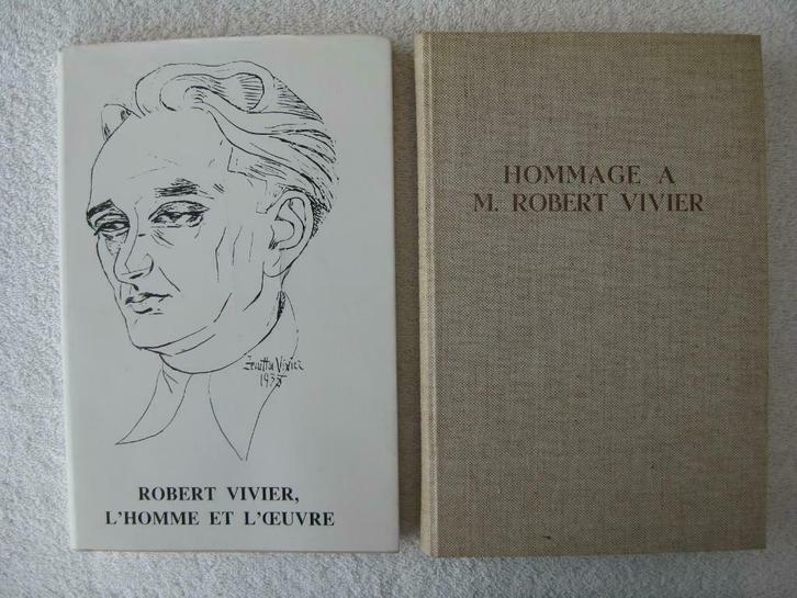 Liège ULG – Robert Vivier - EO 1965 et 1995 – peu courant, Boeken, Biografieën, Gelezen, Overige, Ophalen of Verzenden