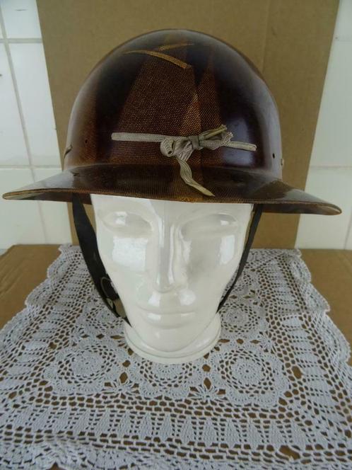 Casque de mineur Philips ancien casque de mineur mines 1930, Antiquités & Art, Antiquités | Autres Antiquités, Enlèvement ou Envoi