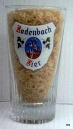Bier brouwerij glas Rodenbach hoger Roeselare, Verzamelen, Biermerken, Ophalen of Verzenden, Gebruikt