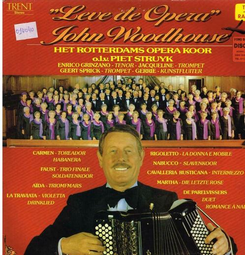 lp    /     John Woodhouse – Leve De Opera, Cd's en Dvd's, Vinyl | Overige Vinyl, Overige formaten, Ophalen of Verzenden