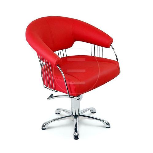knipstoel kappersstoel damesstoel retro rood pompstoel, Maison & Meubles, Accessoires pour la Maison | Autre, Neuf, Enlèvement ou Envoi